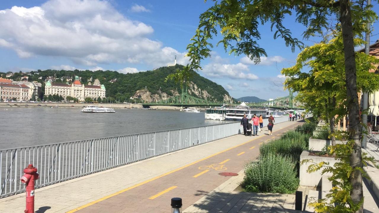 Riverside Balcony Apartment With View To Danube بودابست المظهر الخارجي الصورة
